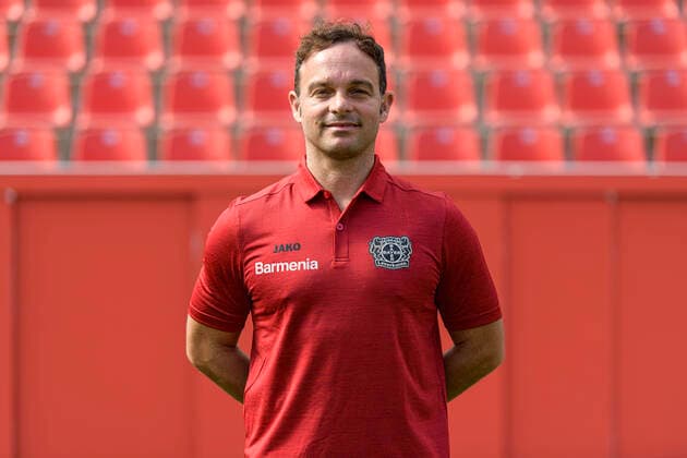 Athletics Coach Daniel Jouvin Bayer Leverkusen 1 BL, portrait date 2020 2021 Leverkusen NRW Germany Poolfoto Uwe Kraft ,EDITORIAL USE ONLY