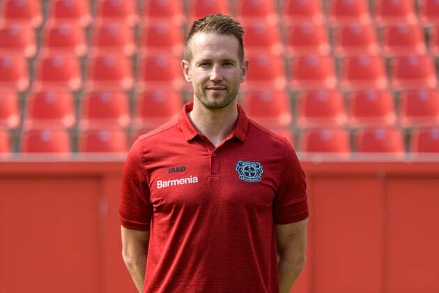 Athletics coach Terry Peters Bayer Leverkusen 1 BL, portrait date 2020 2021 Leverkusen NRW Germany Poolfoto Uwe Kraft ,EDITORIAL USE ONLY