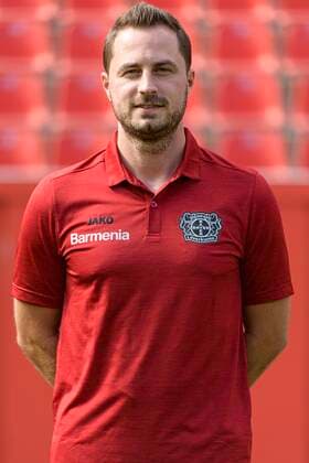 Co-Coach Marcel Daum Bayer Leverkusen 1 BL, portrait date 2020 2021 Leverkusen NRW Germany Poolfoto Uwe Kraft ,EDITORIAL USE ONLY