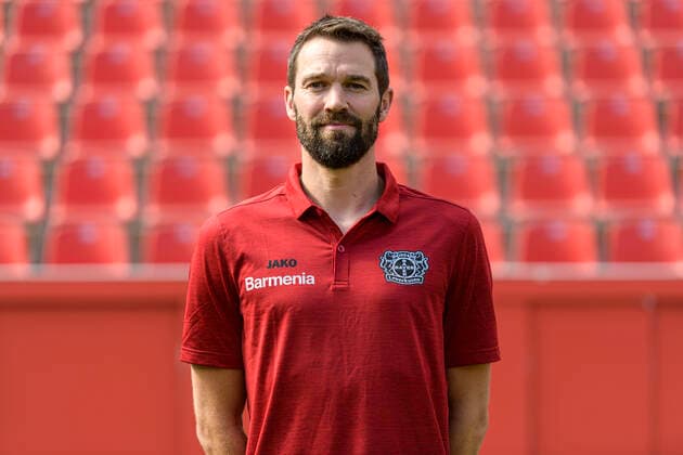 Analyst Licensed Player Department Simon Lackmann Bayer Leverkusen 1 BL, portrait date 2020 2021 Leverkusen NRW Germany Poolfoto Uwe Kraft ,EDITORIAL USE ONLY
