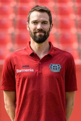 Analyst Licensed Player Department Simon Lackmann Bayer Leverkusen 1 BL, portrait date 2020 2021 Leverkusen NRW Germany Poolfoto Uwe Kraft ,EDITORIAL USE ONLY