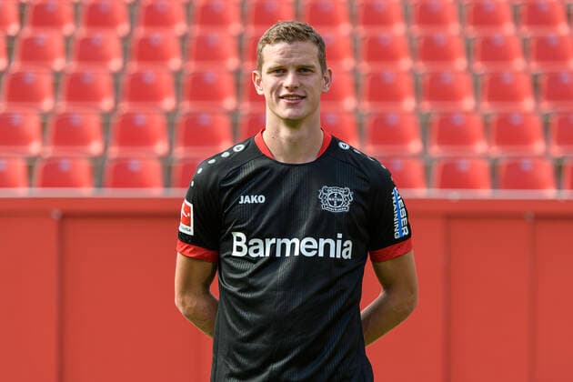 Sven Bender Bayer Leverkusen 1 BL, portrait date 2020 2021 Leverkusen NRW Germany Poolfoto Uwe Kraft ,EDITORIAL USE ONLY