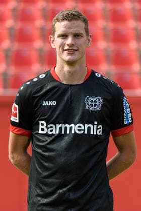 Sven Bender Bayer Leverkusen 1 BL, portrait date 2020 2021 Leverkusen NRW Germany Poolfoto Uwe Kraft ,EDITORIAL USE ONLY