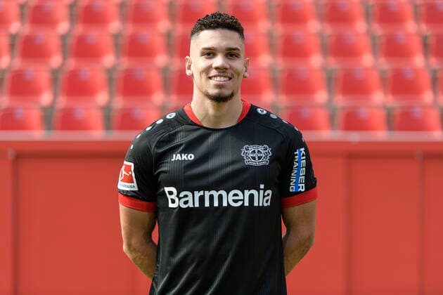 Paulinho Bayer Leverkusen 1 BL, portrait date 2020 2021 Leverkusen NRW Germany Poolfoto Uwe Kraft ,EDITORIAL USE ONLY