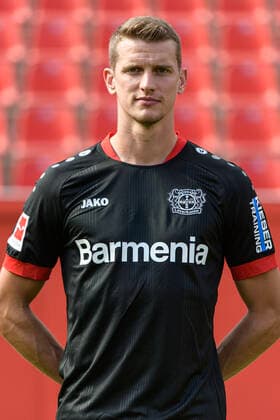 Lars Bender Bayer Leverkusen 1 BL, portrait date 2020 2021 Leverkusen NRW Germany Poolfoto Uwe Kraft ,EDITORIAL USE ONLY