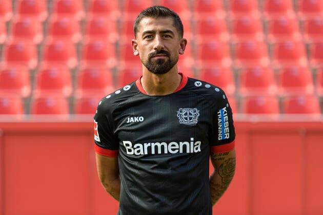 Kerem Demirbay Bayer Leverkusen 1 BL, portrait date 2020 2021 Leverkusen NRW Germany Poolfoto Uwe Kraft ,EDITORIAL USE ONLY
