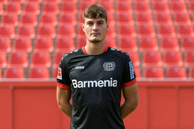 Patrik Schick Bayer Leverkusen 1 BL, portrait date 2020 2021 Leverkusen NRW Germany Poolfoto Uwe Kraft ,EDITORIAL USE ONLY