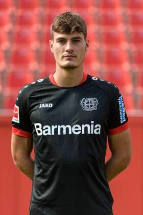 Patrik Schick Bayer Leverkusen 1 BL, portrait date 2020 2021 Leverkusen NRW Germany Poolfoto Uwe Kraft ,EDITORIAL USE ONLY