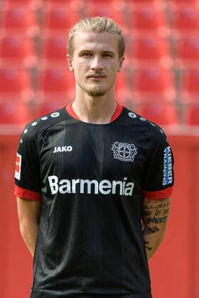 Tin Jedvaj Bayer Leverkusen 1 BL, portrait date 2020 2021 Leverkusen NRW Germany Poolfoto Uwe Kraft ,EDITORIAL USE ONLY
