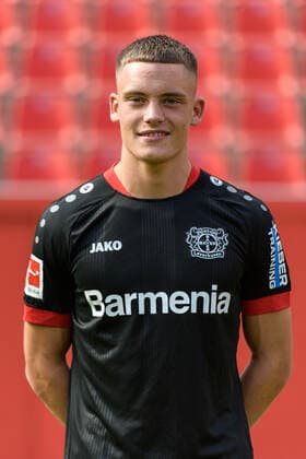 Florian Wirtz Bayer Leverkusen 1 BL, portrait date 2020 2021 Leverkusen NRW Germany Poolfoto Uwe Kraft ,EDITORIAL USE ONLY