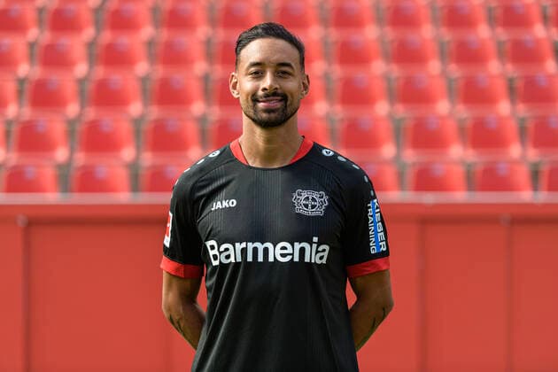 Karim Bellarabi Bayer Leverkusen 1 BL, portrait date 2020 2021 Leverkusen NRW Germany Poolfoto Uwe Kraft ,EDITORIAL USE ONLY