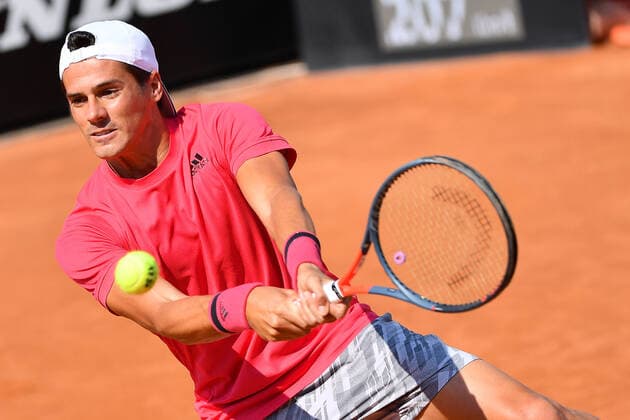 Photo Alfredo Falcone - LaPresse16 09 2020 Roma (Italy TennisFederico Coria (ARG) vs Mattia Berrettini (ITA)Internazionali BNL d Italia 2020In the pic:Federico Coria  Copyright: xAlfredoxFalcone LaPressex