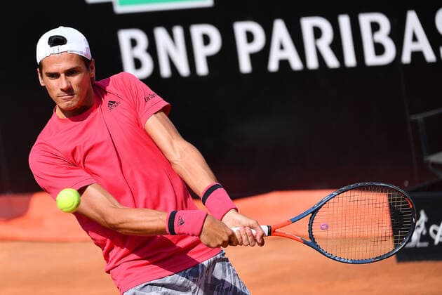 Photo Alfredo Falcone - LaPresse16 09 2020 Roma (Italy TennisFederico Coria (ARG) vs Mattia Berrettini (ITA)Internazionali BNL d Italia 2020In the pic:federico coria  Copyright: xAlfredoxFalcone LaPressex