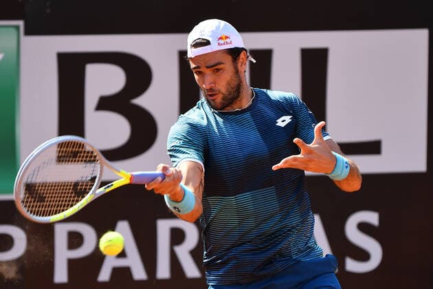 Photo Alfredo Falcone - LaPresse16 09 2020 Roma (Italy TennisFederico Coria (ARG) vs Mattia Berrettini (ITA)Internazionali BNL d Italia 2020In the pic:Mattia Berrettini  Copyright: xAlfredoxFalcone LaPressex