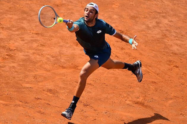 Photo Alfredo Falcone - LaPresse16 09 2020 Roma (Italy TennisFederico Coria (ARG) vs Mattia Berrettini (ITA)Internazionali BNL d Italia 2020In the pic:Mattia Berrettini  Copyright: xAlfredoxFalcone LaPressex