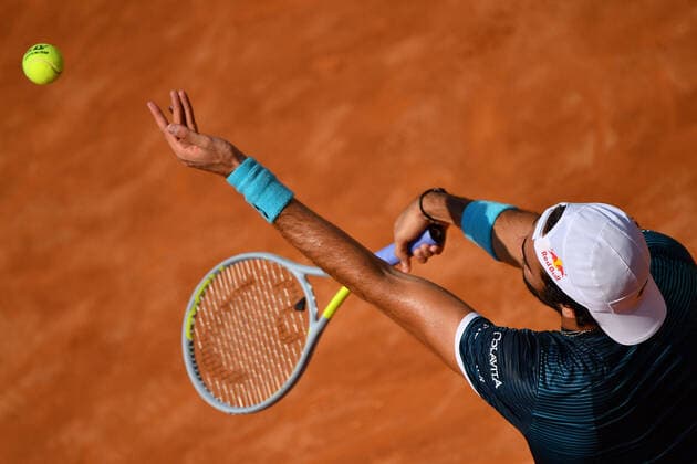 Photo Alfredo Falcone - LaPresse16 09 2020 Roma (Italy TennisFederico Coria (ARG) vs Mattia Berrettini (ITA)Internazionali BNL d Italia 2020In the pic:Mattia Berrettini  Copyright: xAlfredoxFalcone LaPressex