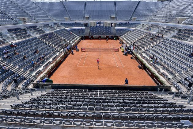 Photo Alfredo Falcone - LaPresse16 09 2020 Roma (Italy TennisFederico Coria (ARG) vs Mattia Berrettini (ITA)Internazionali BNL d Italia 2020In the pic: Foro Italico  Copyright: xAlfredoxFalcone LaPressex