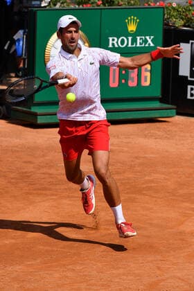 Photo Alfredo Falcone - LaPresse 16 09 2020 Roma (Italy) Tennis Novak Djokovic (SRB) vs Salvatore Caruso (ITA) Internazionali BNL d Italia 2020 In the pic:Novak Djokovic  Copyright: xAlfredoxFalcone LaPressex