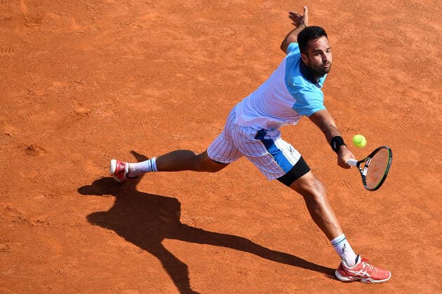 Photo Alfredo Falcone - LaPresse 16 09 2020 Roma (Italy) Tennis Novak Djokovic (SRB) vs Salvatore Caruso (ITA) Internazionali BNL d Italia 2020 In the pic:Salvatore Caruso  Copyright: xAlfredoxFalcone LaPressex