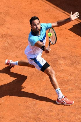 Photo Alfredo Falcone - LaPresse 16 09 2020 Roma (Italy) Tennis Novak Djokovic (SRB) vs Salvatore Caruso (ITA) Internazionali BNL d Italia 2020 In the pic:Salvatore Caruso  Copyright: xAlfredoxFalcone LaPressex