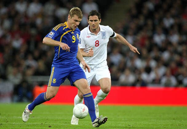Valetyn Sliusar Frank Lampard England V Ukraine England V Ukraine Wembley Stadium, London, England 01 April 2009 Valetyn Sliusar & Frank Lampard England V Ukraine England V Ukraine Wembley Stadium, London, England 01 April 2009  Copyright: Allstar RichardxSelle 12779457