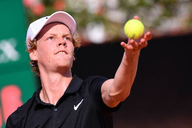 Photo Alfredo Falcone - LaPresse 16 09 2020 Roma (Italy) Tennis Jannik Sinner (ITA) vs Stefanos Tsitsipas (GRE) Internazionali BNL d Italia 2020 In the pic:Jannik Sinner  Copyright: xAlfredoxFalcone LaPressex
