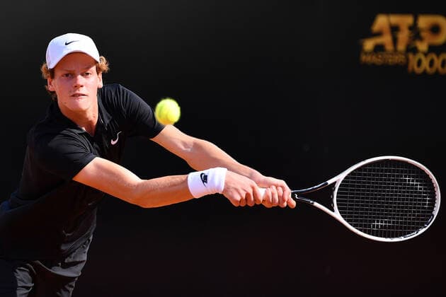 Photo Alfredo Falcone - LaPresse 16 09 2020 Roma (Italy) Tennis Jannik Sinner (ITA) vs Stefanos Tsitsipas (GRE) Internazionali BNL d Italia 2020 In the pic:Jannik Sinner  Copyright: xAlfredoxFalcone LaPressex