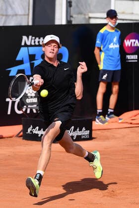 Photo Alfredo Falcone - LaPresse 16 09 2020 Roma (Italy) Tennis Jannik Sinner (ITA) vs Stefanos Tsitsipas (GRE) Internazionali BNL d Italia 2020 In the pic:Jannik Sinner  Copyright: xAlfredoxFalcone LaPressex