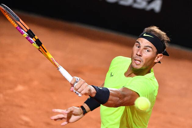 Photo Alfredo Falcone - LaPresse 16 09 2020 Roma (Italy) Tennis Pablo Carreno Busta (ESP) vs Rafael Nadal (ESP) Internazionali BNL d Italia 2020 In the pic:Rafael Nadal  Copyright: xAlfredoxFalcone LaPressex
