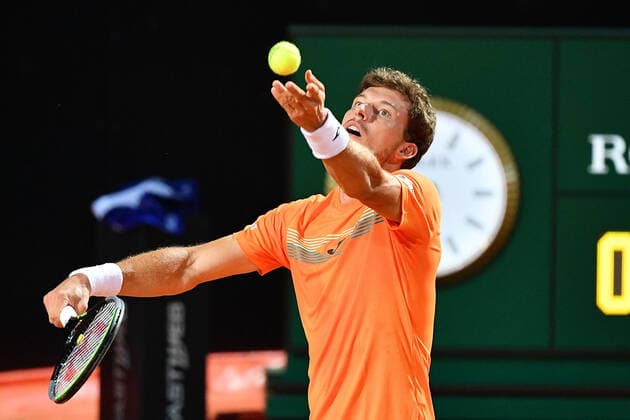 Photo Alfredo Falcone - LaPresse 16 09 2020 Roma (Italy) Tennis Pablo Carreno Busta (ESP) vs Rafael Nadal (ESP) Internazionali BNL d Italia 2020 In the pic:Pablo Carreno Busta  Copyright: xAlfredoxFalcone LaPressex