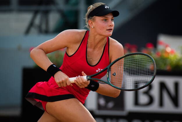 September 16, 2020, Rome, ITALY: Dayana Yastremska of Ukraine in action during her second-round match at the 2020 Internazionali BNL d Italia WTA, Tennis Damen Premier 5 tennis tournament against Amanda Anisimova of the United States Rome ITALY - ZUMAa181 20200916_zaa_a181_098 Copyright: xRobxPrangex