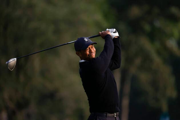 September 16, 2020, Mamaroneck, New York, USA: TIGER WOODS watches his tee shot on the eighth hole during the practice round at the 2020 U.S. Open at Winged Foot Golf Club (West Course) in Mamaroneck, N.Y. on Wednesday, Sept. 16, 2020. Mamaroneck USA - ZUMAz03_ 20200916_zah_z03_890 Copyright: xJeffxHaynes USGAx