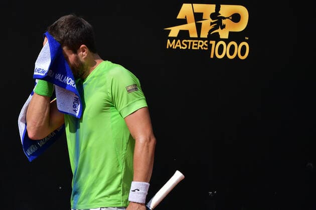 Sport Bilder des Tages Photo Alfredo Falcone - LaPresse 17 09 2020 Roma (Italy) Tennis Pedro Martinez (ESP) vs Denis Shapovalov (CAN) Internazionali BNL d Italia 2020 In the pic:Pedro Martinez  Copyright: xAlfredoxFalcone LaPressex