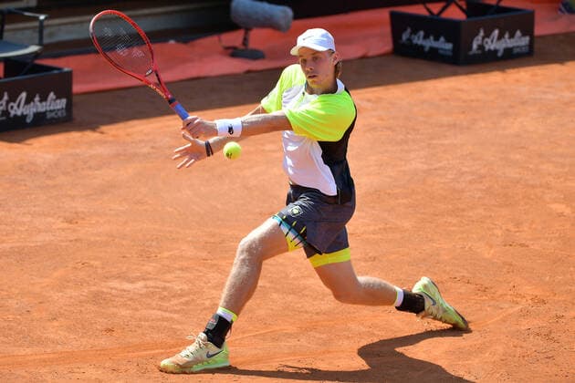 Photo Alfredo Falcone - LaPresse 17 09 2020 Roma (Italy) Tennis Pedro Martinez (ESP) vs Denis Shapovalov (CAN) Internazionali BNL d Italia 2020 In the pic:Denis Shapovalov  Copyright: xAlfredoxFalcone LaPressex
