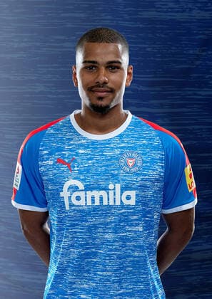 Noah Awuku KSV, 28 , Holstein Kiel 2 BL, portrait date 2020 2021, football, men, 17 09 2020, photo Holstein Kiel via HOLSTEINOFFICE POOL Kiel NLZ Projendorf Kiel Germany