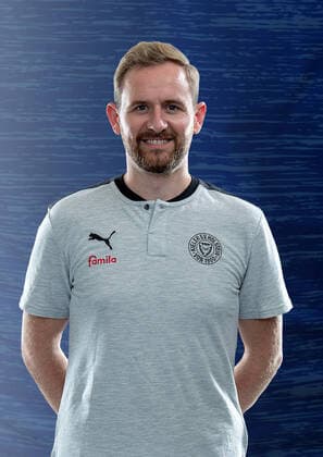 Physiotherapist Fabian Franzen, Holstein Kiel 2 BL, portrait appointment 2020 2021, football, men, 17 09 2020, photo Holstein Kiel via HOLSTEINOFFICE POOL Kiel NLZ Projendorf Kiel Germany