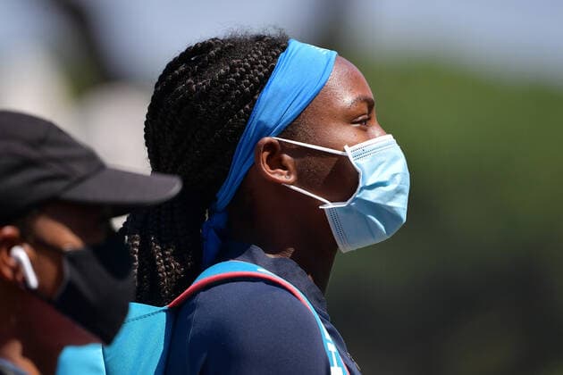 Photo Alfredo Falcone - LaPresse 17 09 2020 Roma (Italy) Tennis Garbine Muguruza (ESP) vs Cori Gauff (USA) Internazionali BNL d Italia 2020 In the pic:Cori Gauff  Copyright: xAlfredoxFalcone LaPressex