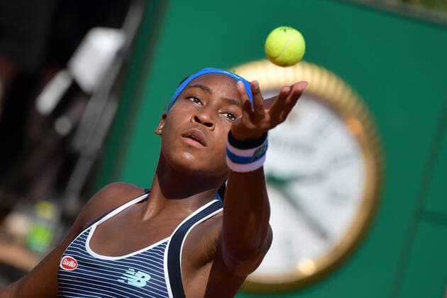 Photo Alfredo Falcone - LaPresse 17 09 2020 Roma (Italy) Tennis Garbine Muguruza (ESP) vs Cori Gauff (USA) Internazionali BNL d Italia 2020 In the pic:Cori Gauff  Copyright: xAlfredoxFalcone LaPressex