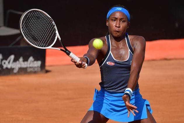 Photo Alfredo Falcone - LaPresse 17 09 2020 Roma (Italy) Tennis Garbine Muguruza (ESP) vs Cori Gauff (USA) Internazionali BNL d Italia 2020 In the pic:Cori Gauff  Copyright: xAlfredoxFalcone LaPressex