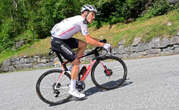 LA ROCHE-SUR-FORON, FRANCE - SEPTEMBER 17 : ARNDT Nikias of Team Sunweb during stage 18 of the 107th edition of the 2020 Tour de France cycling race, a stage of 175 kms with start in Meribel and finish in La Roche-Sur-Foron on September 17, 2020 in La Roche-Sur-Foron, France, 17 09 2020 CYCLISME : Tour de France - Etape 18 - Meribel a La Roche-sur-Foron - 17 09 2020 PhotoNews Panoramic 