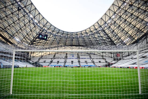 Fußball, Stadiongeschichte Olympique Marseille Stade Orange Velodrome vide FOOTBALL : OM vs ASSE - Ligue1 Uber eats - 17 09 2020 JBAutissier Panoramic 