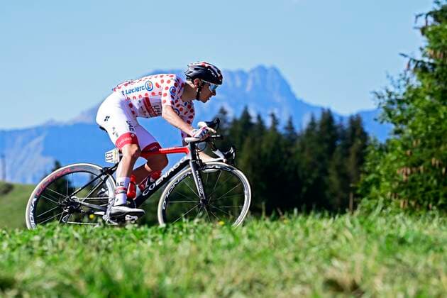 LA ROCHE-SUR-FORON, FRANCE - SEPTEMBER 17 : POGACAR Tadej (SLO) of UAE TEAM EMIRATES during stage 18 of the 107th edition of the 2020 Tour de France cycling race, a stage of 175 kms with start in Meribel and finish in La Roche-Sur-Foron on September 17, 2020 in La Roche-Sur-Foron, France, 17 09 2020 CYCLISME : Tour de France - Etape 18 - Meribel a La Roche-sur-Foron - 17 09 2020 PhotoNews Panoramic 
