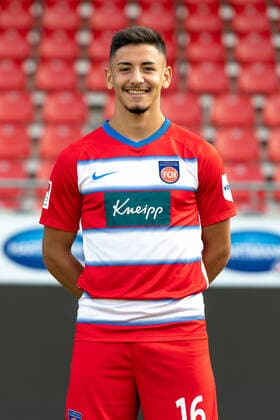 Kevin Sessa FC Heidenheim, 16 , 1 FC Heidenheim 1846, 2 Bundesliga, team photo and portrait appointment, season 2020 2021, 17 09 2020, DFB DFL regulations prohibit any use of photographs as image sequences and or quasi video , 1 FC Heidenheim 1846, 2 Bundesliga, team photo and portrait appointment, clipping, shooting, season 2020 2021, 17 09 2020 Heidenheim Copyright: xEibner-Pressefoto SaschaxWaltherx EP_swa