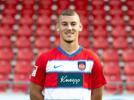 M Ramusovic FC Heidenheim, 28 , 1 FC Heidenheim 1846, 2 Bundesliga, team photo and portrait appointment, season 2020 2021, 17 09 2020, DFB DFL regulations prohibit any use of photographs as image sequences and or quasi video , 1 FC Heidenheim 1846, 2 Bundesliga, team photo and portrait appointment, clipping, shooting, season 2020 2021, 17 09 2020 Heidenheim Copyright: xEibner-Pressefoto SaschaxWaltherx EP_swa