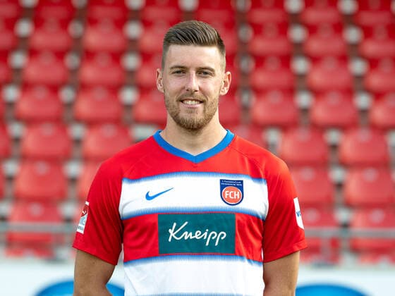 Christian Kuehlwetter FC Heidenheim, 24 , 1 FC Heidenheim 1846, 2 Bundesliga, team photo and portrait appointment, season 2020 2021, 17 09 2020, DFB DFL regulations prohibit any use of photographs as image sequences and or quasi video , 1 FC Heidenheim 1846, 2 Bundesliga, team photo and portrait appointment, clipping, shooting, season 2020 2021, 17 09 2020 Heidenheim Copyright: xEibner-Pressefoto SaschaxWaltherx EP_swa