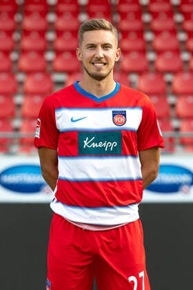 K Kerschbaumer FC Heidenheim, 27 , 1 FC Heidenheim 1846, 2 Bundesliga, team photo and portrait appointment, season 2020 2021, 17 09 2020, DFB DFL regulations prohibit any use of photographs as image sequences and or quasi video , 1 FC Heidenheim 1846, 2 Bundesliga, team photo and portrait appointment, clipping, shooting, season 2020 2021, 17 09 2020 Heidenheim Copyright: xEibner-Pressefoto SaschaxWaltherx EP_swa