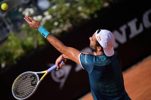 Photo Alfredo Falcone - LaPresse 18 09 2020 Roma (Italy) Tennis Matteo Berettini (ITA) vs Stefano Travaglia (ITA) Internazionali BNL d Italia 2020 In the pic:Matteo Berettini  Copyright: xAlfredoxFalcone LaPressex