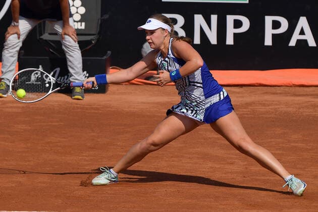 Photo Alfredo Falcone - LaPresse 18 09 2020 Roma (Italy) Tennis Anna Blinkova (RUS) vs Karolina Pliskova (CZE) Internazionali BNL d Italia 2020 In the pic:Anna Blinkova  Copyright: xAlfredoxFalcone LaPressex