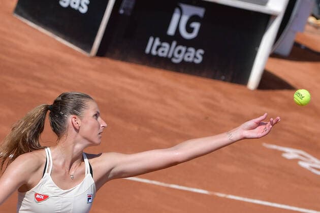 Photo Alfredo Falcone - LaPresse 18 09 2020 Roma (Italy) Tennis Anna Blinkova (RUS) vs Karolina Pliskova (CZE) Internazionali BNL d Italia 2020 In the pic:Karolina Pliskova  Copyright: xAlfredoxFalcone LaPressex