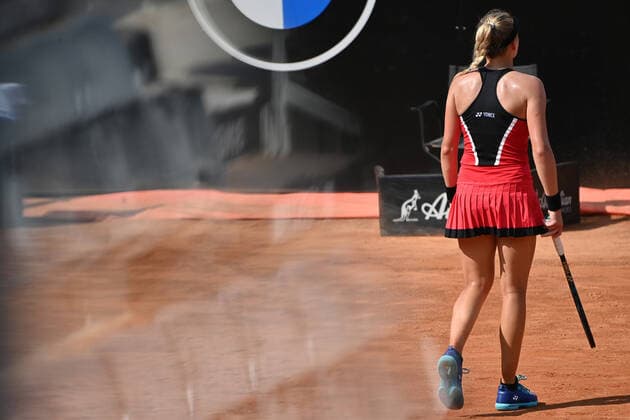 Photo Alfredo Falcone - LaPresse 18 09 2020 Roma (Italy) Tennis Simona Halep (ROU) vs Dayana Yastremska (UKR) Internazionali BNL d Italia 2020 In the pic:Dayana Yastremska  Copyright: xAlfredoxFalcone LaPressex